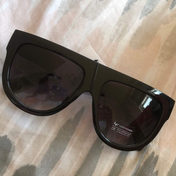 SIN CITY Fashion Oversized BLACK SQUARE Sunglasses main image 4